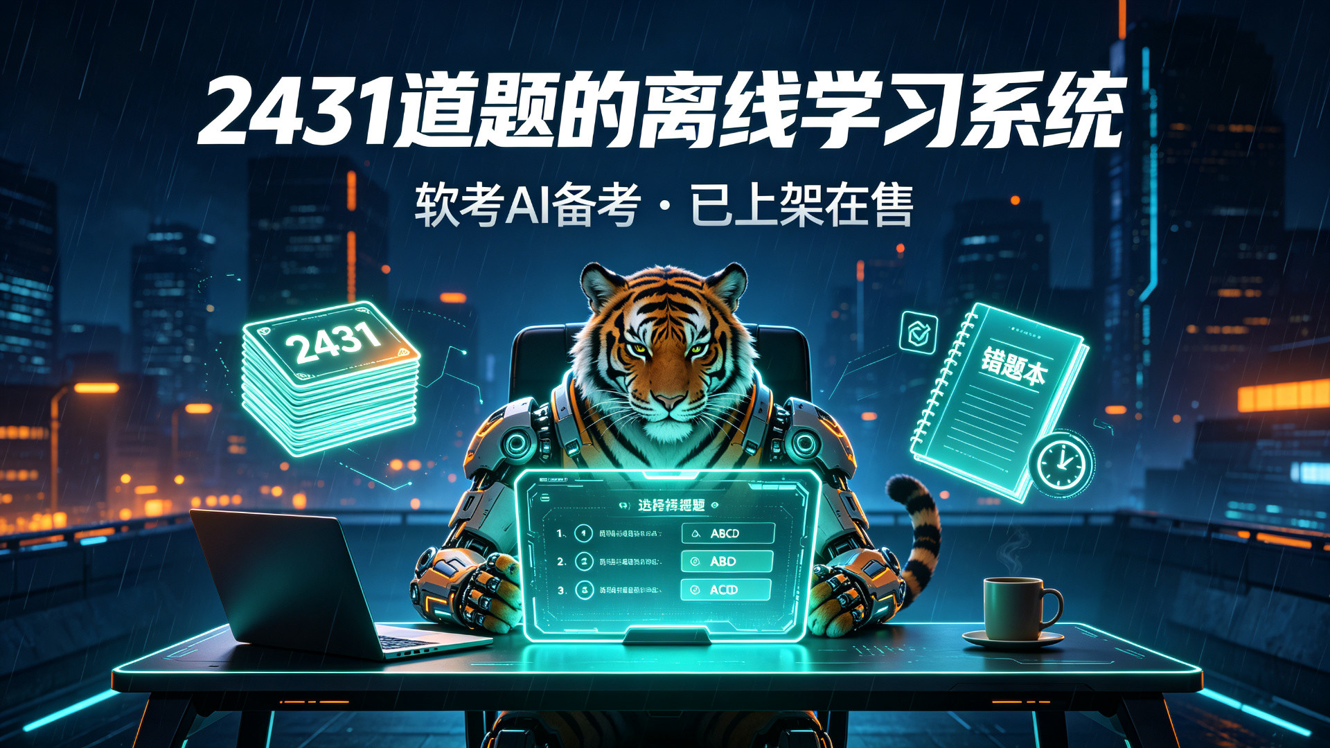 封面:AI 辅助开发的落地商品:软考学习系统从备考资料到上架在售