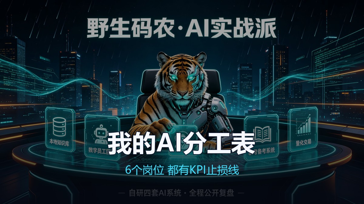封面:AI员工团队分工表