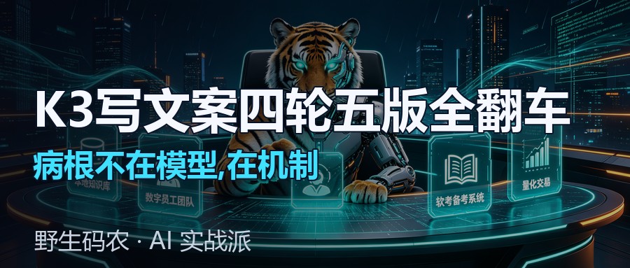 文章封面:k3评论文案四轮翻车复盘